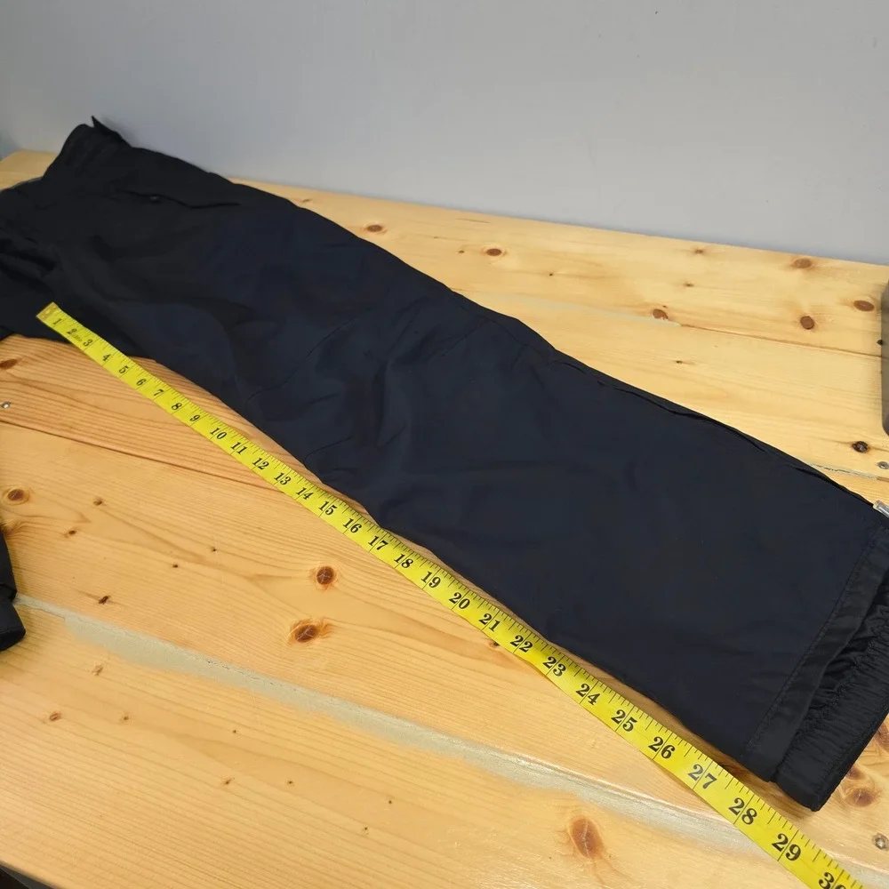 Mountain Equipment Co-op MEC Watershed Snow Pants Youth 12 Black Eco Storm Gear - Picture 11 of 15